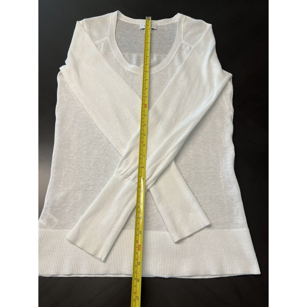 Ann Taylor Loft Basic Long Sleeves Knit 55% Linen… - image 6